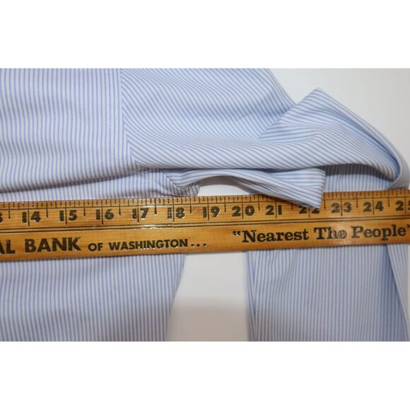 Scotch & Soda Mens Slim Fit Amsterdam Striped Dress Shirt S Office Work Academia - Picture 9 of 11